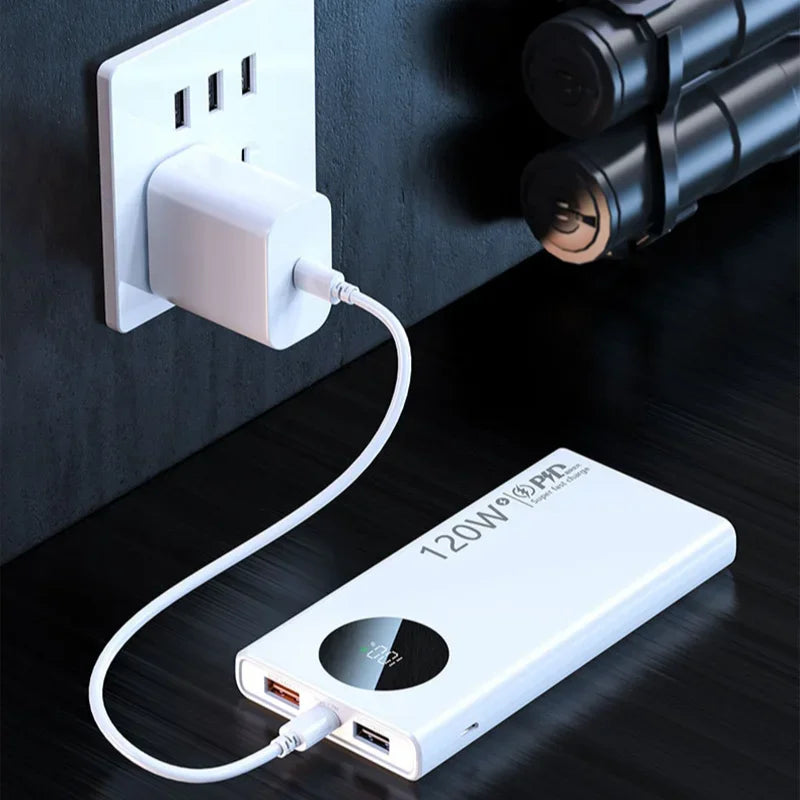 Portable Battery Charger with Dual USB Output and Type-C Input - DIXSG Power